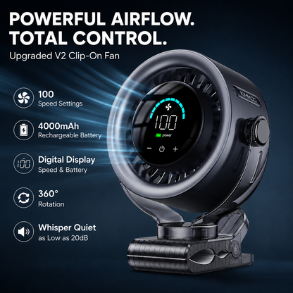 Vortek® Clip On Air Conditioner Fan